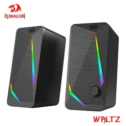 REDRAGON Waltz GS510 35mm Aux 20 Stereo Surround Music RGB Gaming Sers Barra de som para computador desktop PC Loudsers 240125