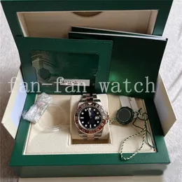 자동 운동 남성 시계 40mm II 18K 루트 맥주 장미 금강 126711 Chnr Watch204f