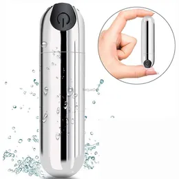 Vibratorer USB-laddning kraftfull mini kule vibrator 10 hastigheter g-spot nippel klitoris stimulator orgasm anal dildo vuxna sex leksaker för kvinnor