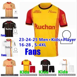 23 24 Maillot RC Lens Soccer Jerseys Home Away Saint-Barbe Special KAKUTA FULGINI DIOUF SPIERINGS GANAGO SOTOCA WAHI 9 Football Shirt 2023 Kids THIRD AWAY GOLD S-4XL