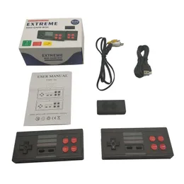 향수가 좋은 호스트 미니 클래식 레트로 게임 플레이어 8 비트 620 게임 TV 아웃 비디오 게임 콘솔 이중 게임 컨트롤러가있는 NES 게임 콘솔.