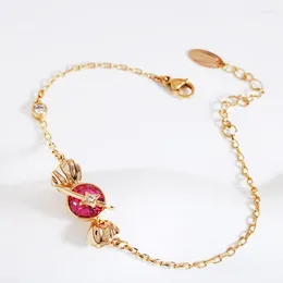 Braccialetti con ciondoli Bellissimo braccialetto da ragazza realizzato con cristalli austriaci per regali femminili di gioielli per feste Design di caramelle Mano da donna