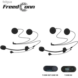 Walkie Talkie 2Pcs Freedconn Шлем Домофон Мотоцикл Bluetooth-гарнитура Accessorice 2 в 1 Микрофон Динамик Apply TCOM SC TCOM-OS Interphone YQ240130