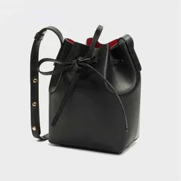 Moda bolsa tote ansurstudios mini balde mansur feminino couro real ombro gavriel senhoras crossbody s pequeno para menina 220418251s