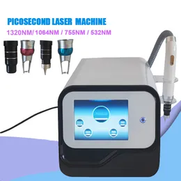 New Picolaser Beauty Equipment Tattoo Freckle Eyeline Removal Laser Remove Scar Pigment Q Switched ND Yag Laser Skin Whitening Salon Home Use Machine