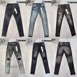 Ksubi Jeans di marca per uomo Designer Stacked Jean Pantaloni da uomo di alta qualità Design dritto Shinny Pantaloni sportivi Designer Pantalones F1GI
