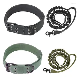 Hundehalsbänder, robustes Halsband, verstellbares, langlebiges Nylon-Leine-Set für mittelgroße und große Hunde, Deutscher Schäferhund