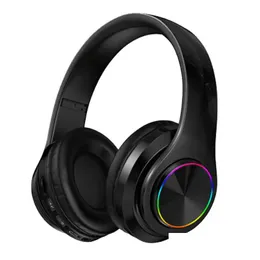 Andra elektriska telekommunikationsförsörjningar Partihandel HEADSET Trådlös Bluetooth med Colorf Breathing Light Bass-Heavy Sports Gam DHT41