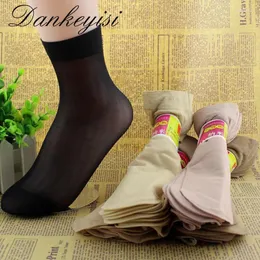 Women Socks 20 PCS /Lot Summer Crystal Short for Woman 2024 Female Female Nylon Hosiery