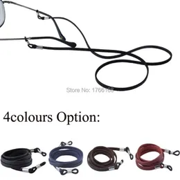 Оптовая продажа, 20 шт., кожаный шнур для очков, регулируемый конец, держатель для очков, ширина 35 мм, кожаный ремешок для очков, шейный ремешок, веревка, ремешок 240122