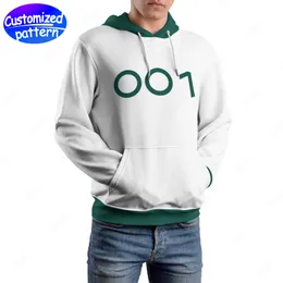 Tasarımcı Erkek Hoodies Sweatshirts Beyaz Yeşil 001 Hip-Hop Kaya Özel Desenli Kapaklar Sıradan Athleisure Sport Dış Mekan Toptan Hoodie Erkekler Giyim Büyük Boy S-5XL