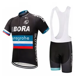 2019 Bora Cycling Jersey Maillot Ciclismo с коротким рукавом и велосипедные нагрудники Шорты Велосипедные комплекты Ремень bicicletas O19121720294s