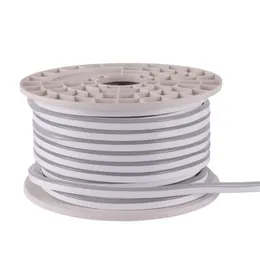 شرائط Neon LED Strip Flex Rope Rope مضاد للماء IP68 Mini Tape 110V TV Dimmer مرنة مرنة للإضاءة الخارجية 262U