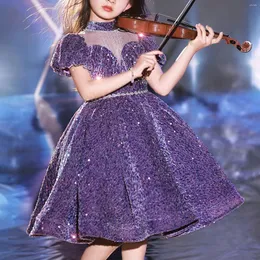 Stage Wear Birthday Party Dress Evening Girl Dresses Exquisite Luxury Flower Graduation Ball Performance Children