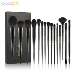 Docolor Eyeshadow Brush Set Black Eye Makeup Brushes Blush Concealer Foundation Eyeshadow Liner Blending Brush Cosmetic Tools 240123