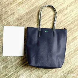 Vendi borse per la spesa verticali medie francesi Lacos da donna di grande capacità Borsa a tracolla per gnocchi portatile Borsa tote impermeabile Borsa per mamma 230915