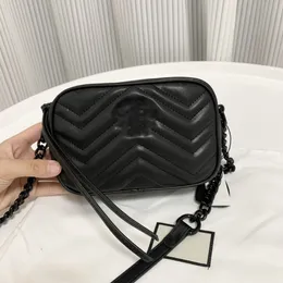 럭셔리 디자이너 크로스 바디 숄더 가방 여성 Marmont So Black Handbags 카메라 가방 G 지갑 체인 핸드백 지갑 크로스 바디 백