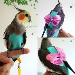 Other Bird Supplies Outdoor Parrot Harness Anti-Bite Training Rope Pet Vest Flying Traction Diapers Leash For Small Medium Birds