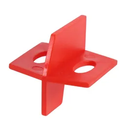 Всего 500 шт. Лот 1 16-дюймовая система выравнивания плитки с поперечным выравниванием, красная 3-сторонняя прокладка в форме креста и Т-образной формы Cerami2595