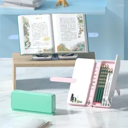 Mebox Sevimli Kalem Kılıf Kitabı Stand Okulu Malzemeleri Pen Estuche Escolar Katlanabilir Kawaii Kırtasiye Tutucu Kutusu