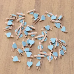 프레임 러브 나무 클립 PO 카드 그림을위한 아름다운 미니 고정 클립 Floadspin Craft Decoration Pegs Memo Paper