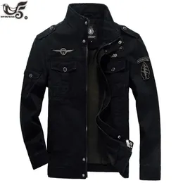 Plus Größe 5XL 6XL Militär Jacke Männer Herbst Baumwolle Pilot Jacke Mantel Armee männer Bomber Jacken Fracht Flug winter Jacke Männlich 240124