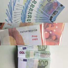50 Größe Party Bar Requisis Coin Simulation 10 20 50 100 Euro gefälschte Währung Spielzeugfilmfilmprops Praxis Banknoten 100 Paket G259637897VOBXGCS4