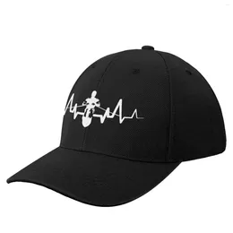 قبعات الكرة التجديف ECG Hearrate Row Boat for Rooers Baseball Cap Hat Beach Women's Men's