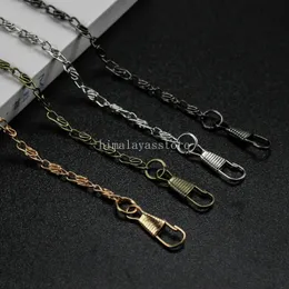 10Pcs 120CM Women Metal Chain Bag Thin Purse Shoulder Bag Chains For Bag Replacement Handbag Chain Strap Accessories For Bags