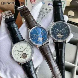 Iwcity Watch Wanjia ZF-Factory LW SHAF Superclone Multifunkcjonalny ruch turbillon Portugal W pełni automatyczny zegarek mechaniczny