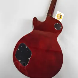 Guitarra elétrica padrão, cor gradiente de tabaco, acessórios prateados, entrega rápida