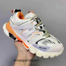 Designer Balencigs Fashion Casual Shoes Roller Sops Spring Paris Daddy 2024 Track3 Trend Retro High Sole Sports C 83YK