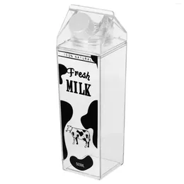 Retire os recipientes de 500 ml de água de jarro de leite de leite garrafas de plástico garrafas de bebida suco de caneca anti-leak copo adorável criança