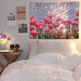 Wandteppiche Ins Landschaft Tapisserie Wandbehang Tuch 3D-Druck Schlafzimmer Wohnheim Hintergrund Dekorativ