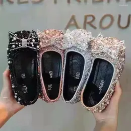 Primeiros caminhantes primavera crianças sapatos meninas princesa glitter bebê dança casual criança menina sandálias