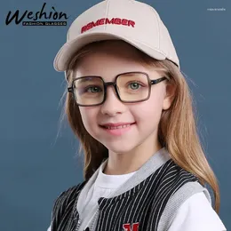 Sunglasses Anti-blue Light Glasses Kids Transparent TR90 Optic Prescription Frame Boys Girls Ultra Myopic Hyperopic Eyewear