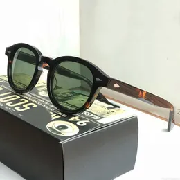 Солнцезащитные очки высшего качества Johnny Depp Lemtosh Style Солнцезащитные очки для мужчин и женщин Винтаж Круглый оттенок Ocean Lens Brand Design Солнцезащитные очки Oculos De Sol XX0H