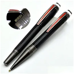 Point Pens بالجملة سلسلة السرعة الحضرية الفاخرة سلسلة Rollerball Pen Fountain PVD المطلية بالمكتب الكريستالي المسطح قرطاسية DHG8S