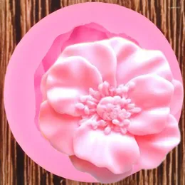 Formy do pieczenia Flower Border Border Formy Candy Polimer Clay Chocolate Gumpaste Forma DIY Party Cupcake Topper Fondant Cake Dekorowanie