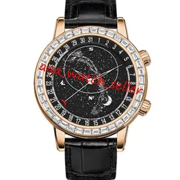 Orologio da uomo di lusso in 5 stili di alta qualità 44mm Grandi complicazioni 6102 6104 6104R 6104G quadrante skychart Miyota 8217 movimento automatico226y