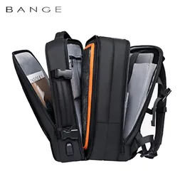 Travel Backpack Men Business Esthetic School Expandible USB Bag duża pojemność 173 Laptop Waterproof Fashion 240119