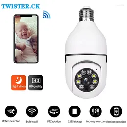 Light Bulb Security Camera Wireless Outdoor Indoor 2.4G WiFi IP For Home IPC Motion Detection Two-Way Audio