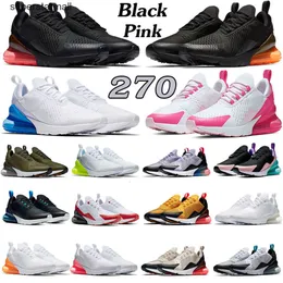 Men Woman 270s Running Shoes 270 White Blue Pink White Tiger Color Matching Black White Green Light Bone Red Mens Trainers Womens Sports Sneakers