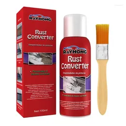 Car Wash Solutions 100ML Anti-Rust Chassis Rust Converter Water Based Primer Metal Surface Remover Weather Proof Long Lasting Duster