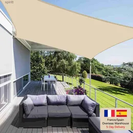 Shade Sun Protection Shade Sail Waterproof Canopy Patio Awning Sun Shelter Anti UV Outdoor Picnic Camping Sun Shade Cloth YQ240131