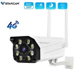 VSTARCAM 3MP IPカメラWIFI/4G SIMカード屋外監視ホームセクルティ保護CCTV WiFi Camara 2Kビデオワイヤレス