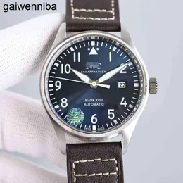 IWCity dell'orologio SUPERCLONE Sapphire Pilot fabbrica pulita e materiale dell'orologio adotta la cintura importata con specchio in vetro Eta2829 Stesso movimento meccanico S36f