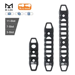 MGPCQB 3/7/11 slot keymod Mlok binario di guida compatibile keymod Picatinny Rail