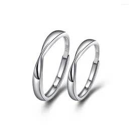 Rings Rings Ethshine 2pcs 925 sterling Silver Wedding for Women Men Exively Engagement Ring Classic Jewelry Mift
