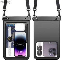 أكياس الهاتف الخلوي Haissky ترقية حقيبة هاتف مقاومة للماء لـ iPhone 14 Pro Max 14 Plus 13 12 11 XR Crossboday Bage Tragone Storage Bag YQ240131